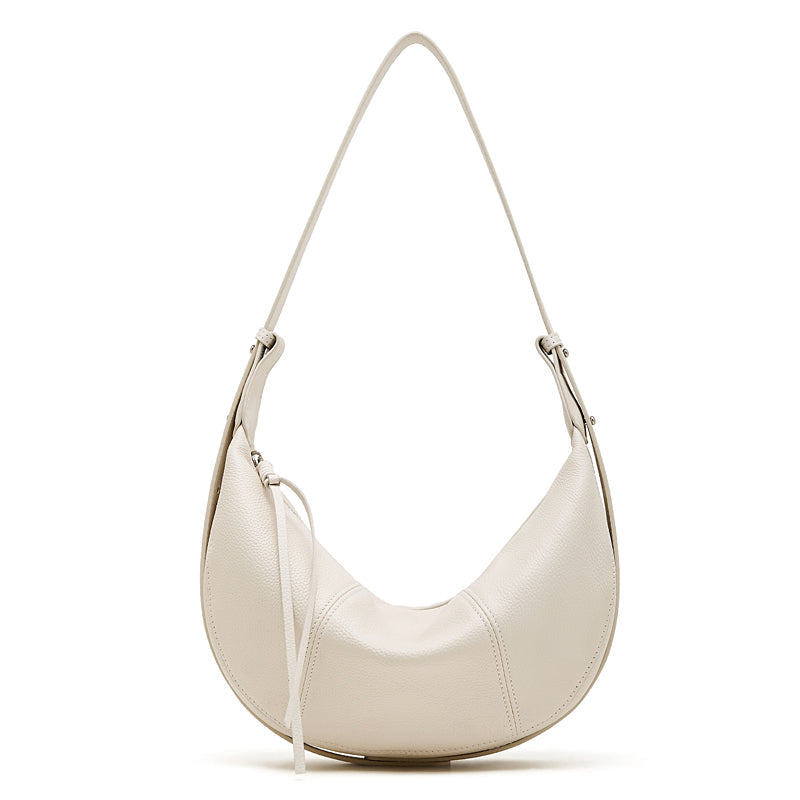 Contemporary Half-Moon Shoulder Bag